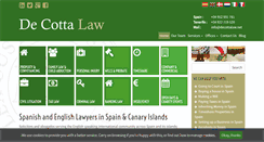 Desktop Screenshot of decottalaw.com